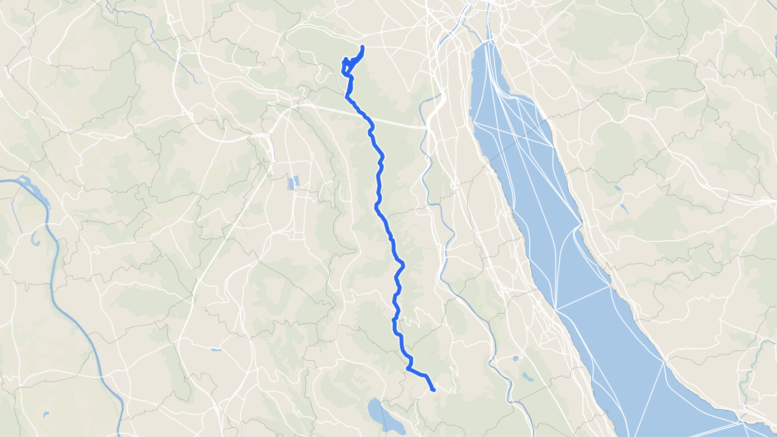 Zürich-Zugerland-Panoramaweg - Etappe 1