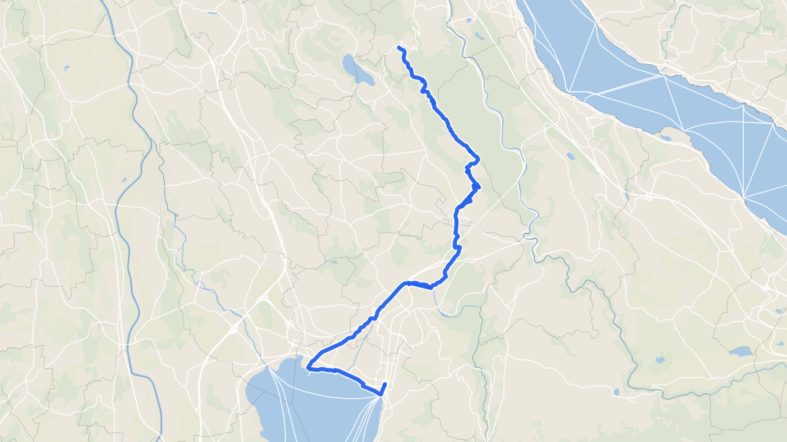 Zürich-Zugerland-Panoramaweg - Etappe 2