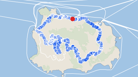 Map preview for Ischia 30.1 km Trail Run Loop +900m