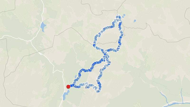 Map preview for Misurina Loop Trail Run