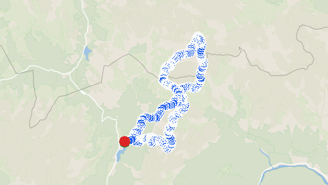 Map preview for Misurina Loop Trail Run