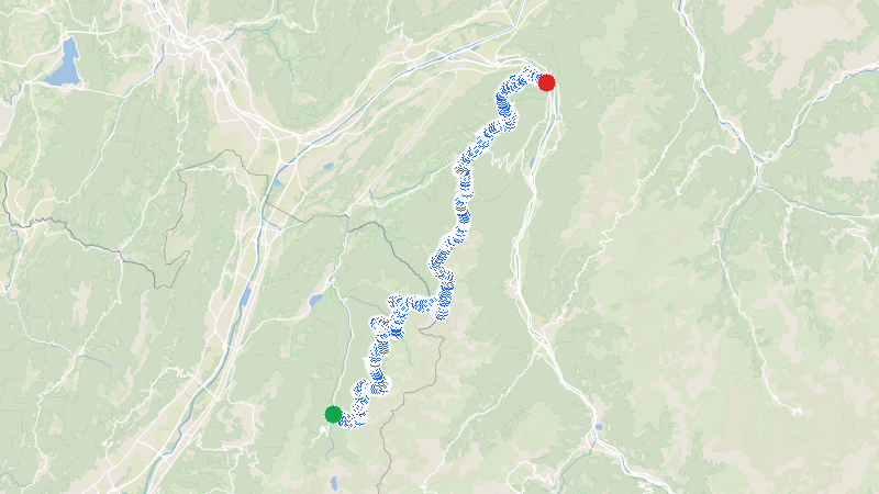 Map preview for GR738 Nord