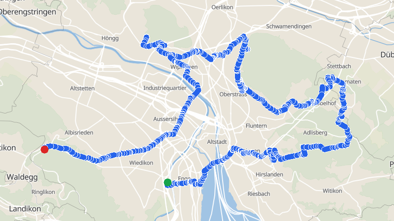 Map preview for Giesshübel to Brand