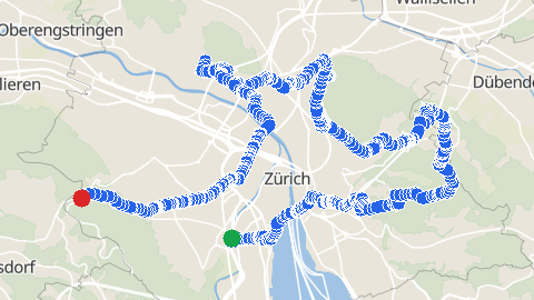 Map preview for Giesshübel to Brand