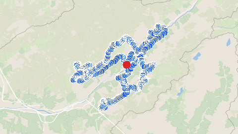 Map preview for Fiesch Loop Trail Run