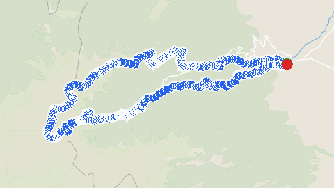 Map preview for Litochoro Loop Trail Run