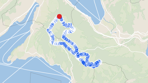 Map preview for Seebodenalp - Känzeli - Rigi Scheidegg - Rigi Kulm Loop