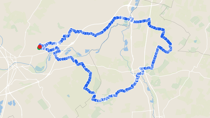 Map preview for Goldington Loop