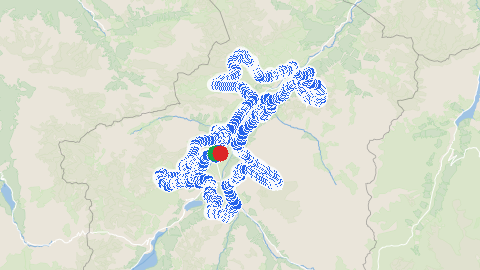 Map preview for Engadin Ultra Trail EUT102