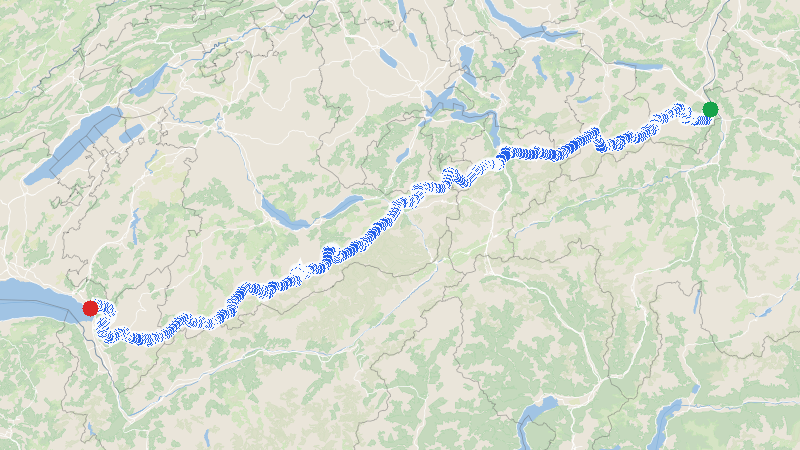 Map preview for Crossing Switzerland 2026