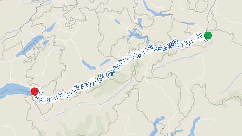 Map preview for Crossing Switzerland 2026