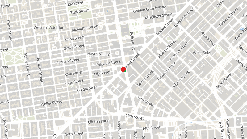 Map preview for Test Route for public