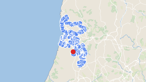 Map preview for Ultra Endurance Demónios do Lizandro 2026 - 101km